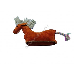 Ace Dog Toy: Made of SUEDE LEATHER